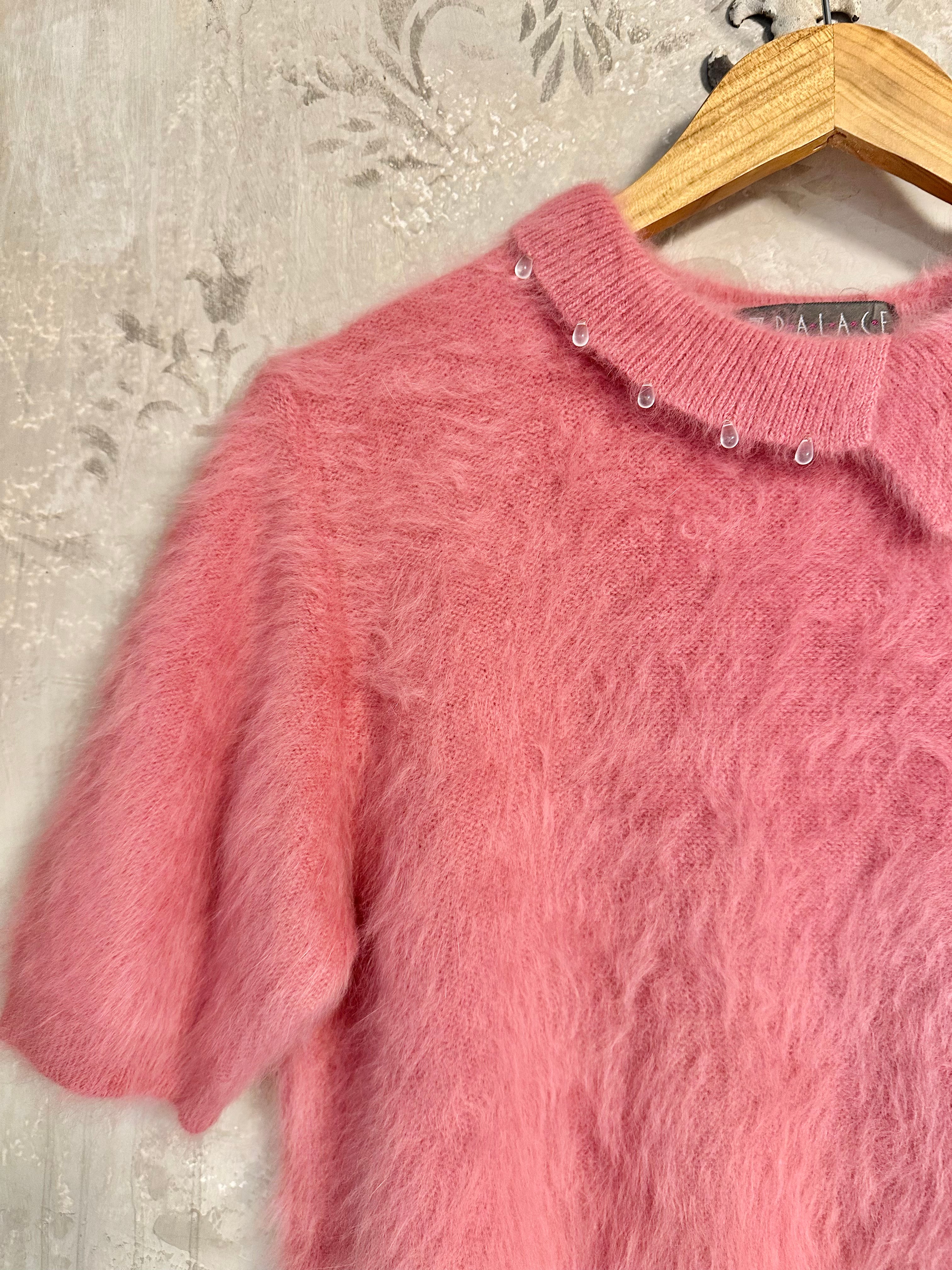 Pull Angora Vivid Pink